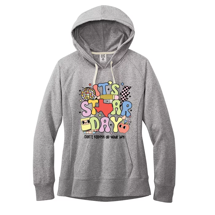 ItS Star Day DonT Stress Do Your Best Women's Fleece Hoodie