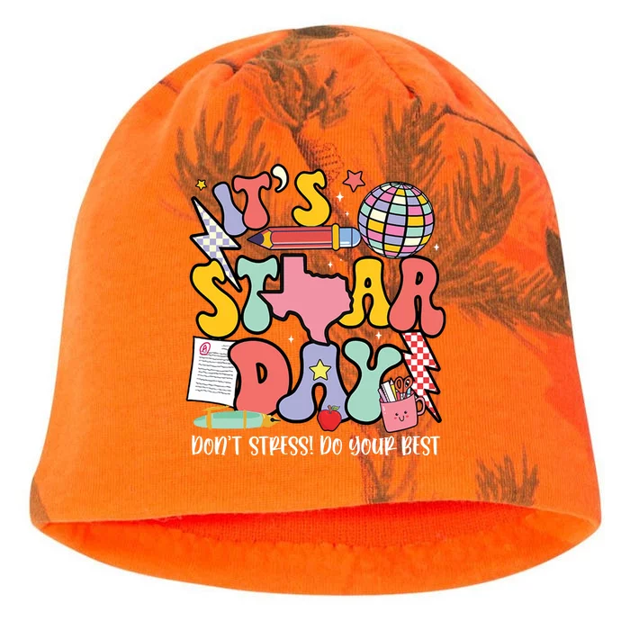 Its Staar Day Dont Stress Do Your Best Test Day Groovy Kati - Camo Knit Beanie