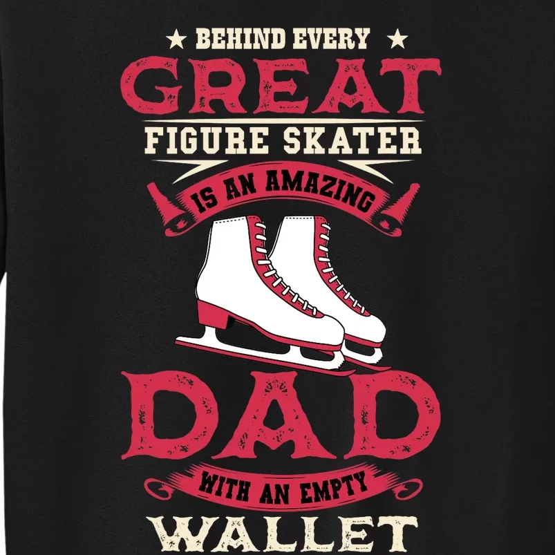 Ice Skating Dad Skates Sport Father's Day Tall Sweatshirt