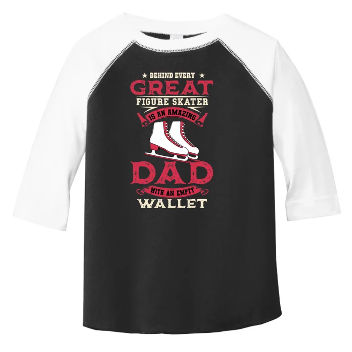 Ice Skating Dad Skates Sport Father's Day Toddler Fine Jersey T-Shirt