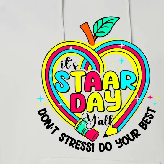 ItS Star Day DonT Stress Do Your Best Performance Fleece Hoodie