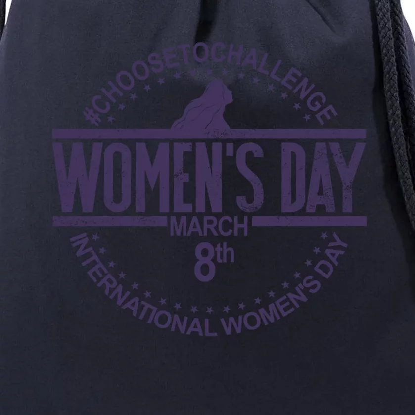 International S Day March 8 Feminist S Day Gift Drawstring Bag