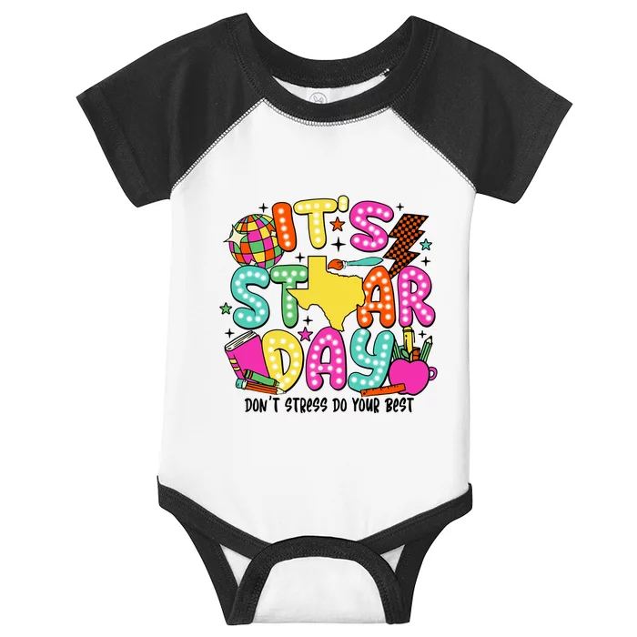 ItS Star Day DonT Stress Do Your Best Infant Baby Jersey Bodysuit