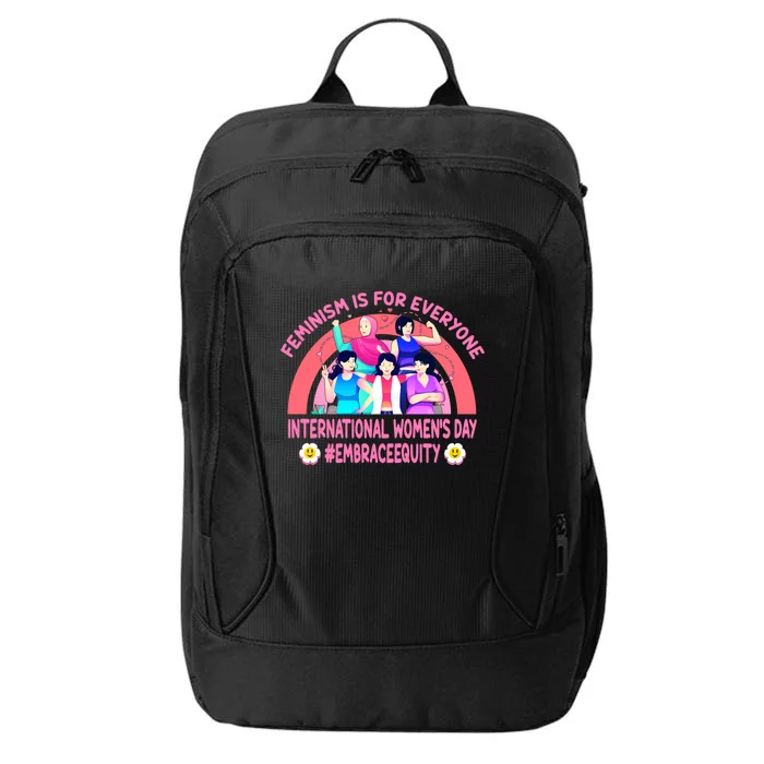 International 'S Day Embrace Equity Feminism Gift City Backpack