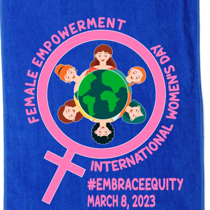 International 'S Day: Empowert Embrace Equity Great Gift Platinum Collection Golf Towel