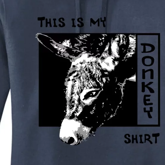 Ironic Saying Donkey Funny Mule Farm Animal Gift Women's Pullover Hoodie