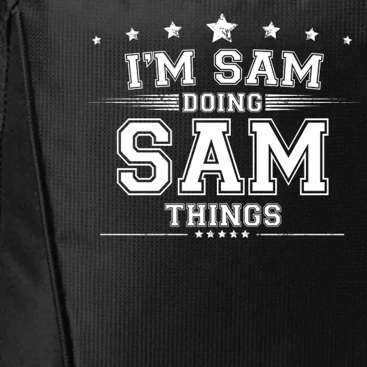 Im Sam Doing Sam Things City Backpack