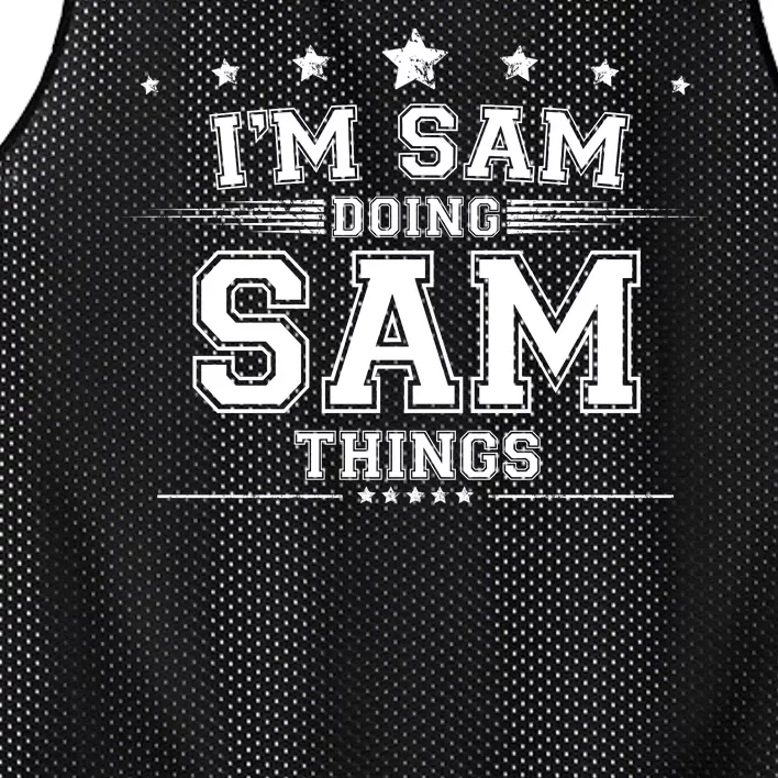 Im Sam Doing Sam Things Mesh Reversible Basketball Jersey Tank