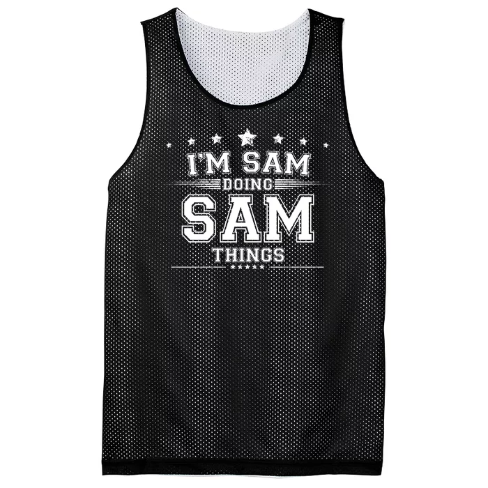 Im Sam Doing Sam Things Mesh Reversible Basketball Jersey Tank