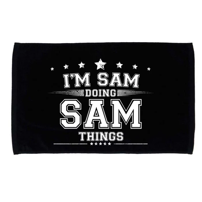 Im Sam Doing Sam Things Microfiber Hand Towel