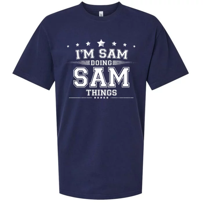 Im Sam Doing Sam Things Sueded Cloud Jersey T-Shirt