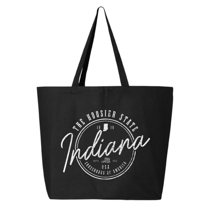 Indiana State Est. 1816 Patriotic Pride Indiana 25L Jumbo Tote