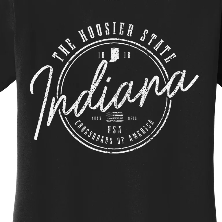 Indiana State Est. 1816 Patriotic Pride Indiana Women's T-Shirt