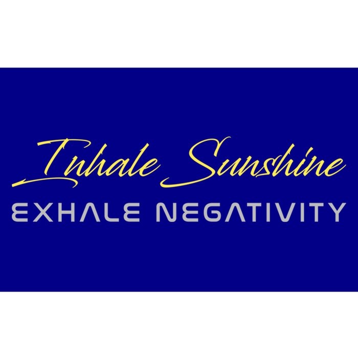 Inhale Sunshine Exhale Negativity Positivity Gift Bumper Sticker