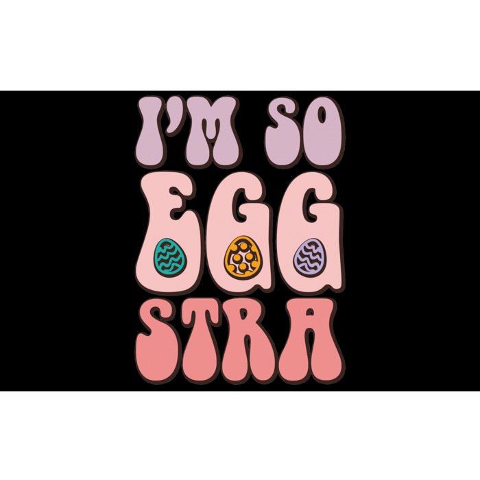 I'M SO EGGSTRA Cute Bunny Egg Hunt Bumper Sticker