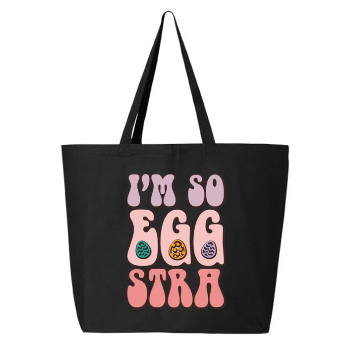 I'M SO EGGSTRA Cute Bunny Egg Hunt 25L Jumbo Tote