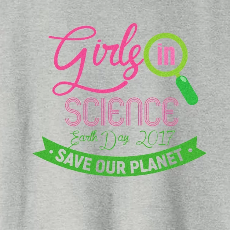 In Science Earth Day Women's Crop Top Tee