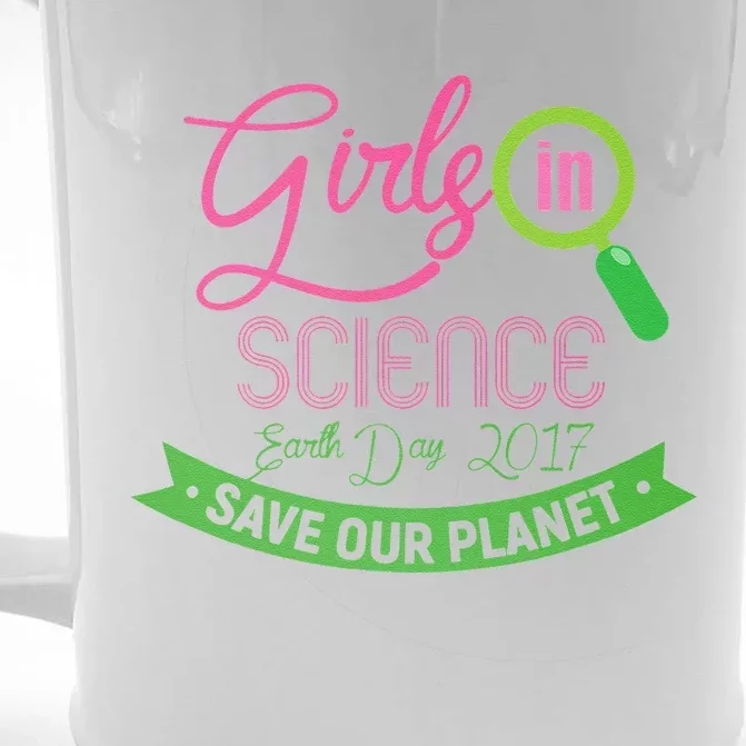 In Science Earth Day Front & Back Beer Stein