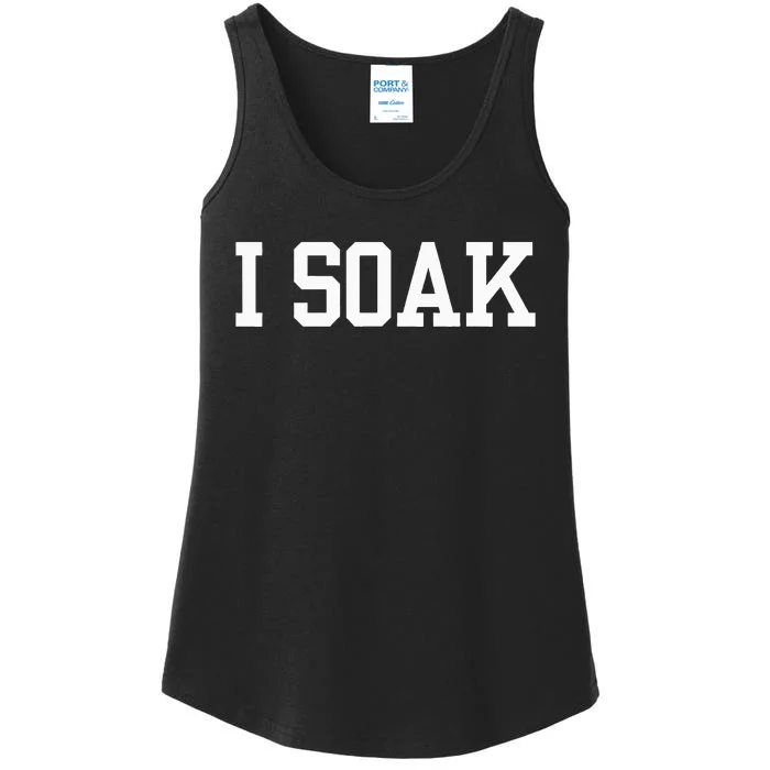 I Soak Funny Summer Day Ladies Essential Tank