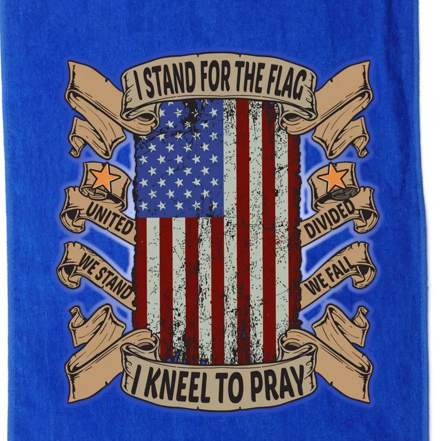 I Stand For The Flag Great Gift Platinum Collection Golf Towel