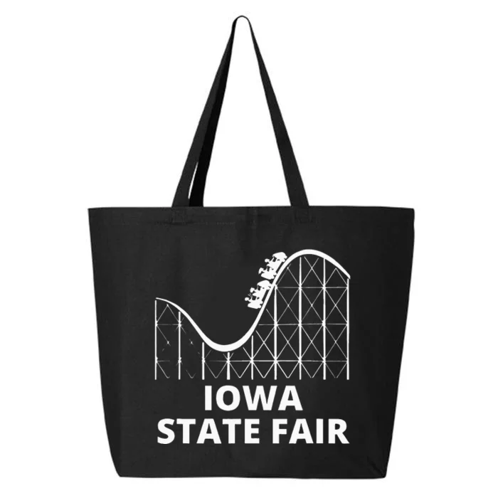 Iowa State Fair Roller Coaster County Fair 25L Jumbo Tote