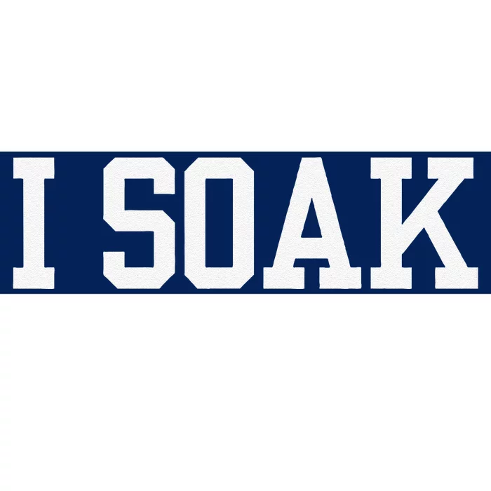 I Soak Funny Summer Day Bumper Sticker