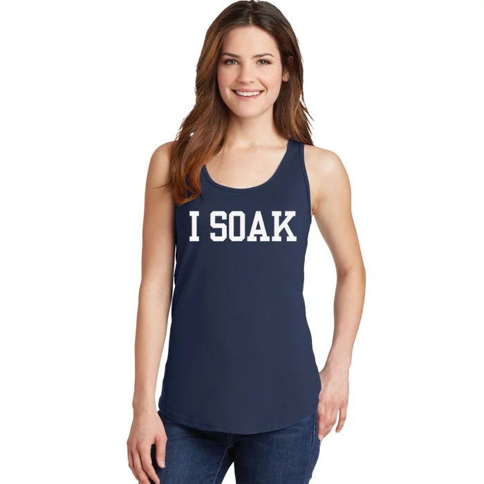 I Soak Funny Summer Day Ladies Essential Tank