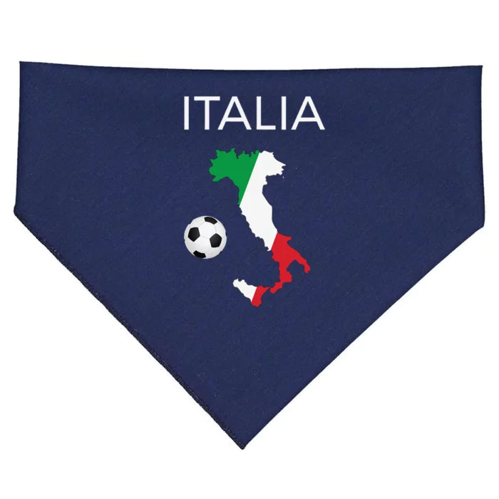 Italy Soccer Forza Azzurri Italian Italia USA-Made Doggie Bandana