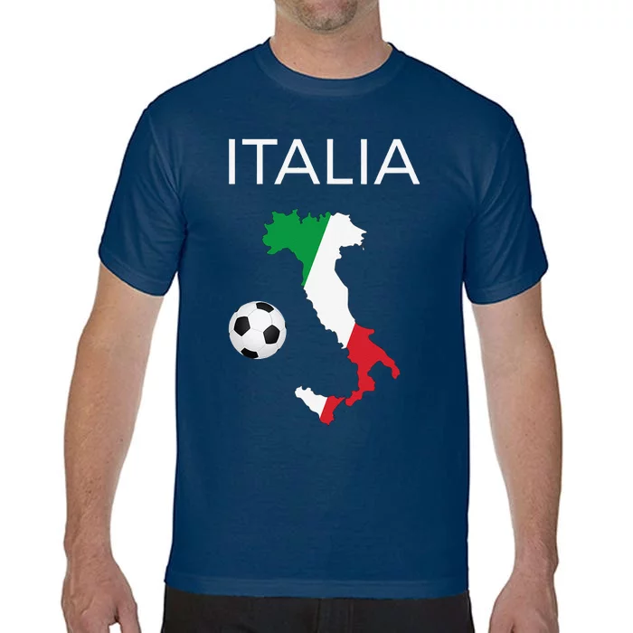 Italy Soccer Forza Azzurri Italian Italia Comfort Colors T-Shirt