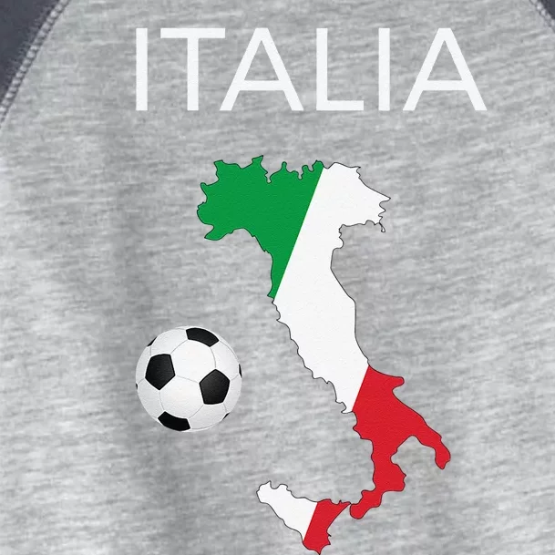 Italy Soccer Forza Azzurri Italian Italia Toddler Fine Jersey T-Shirt