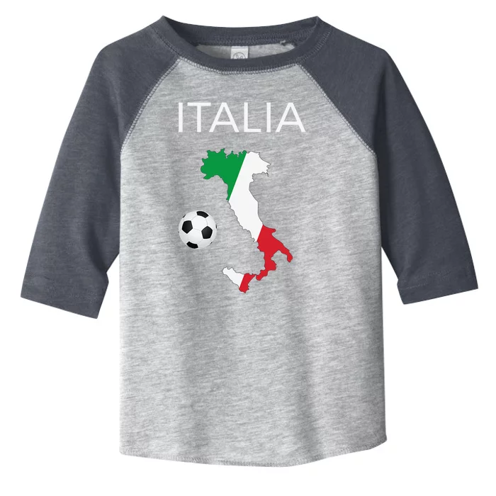 Italy Soccer Forza Azzurri Italian Italia Toddler Fine Jersey T-Shirt