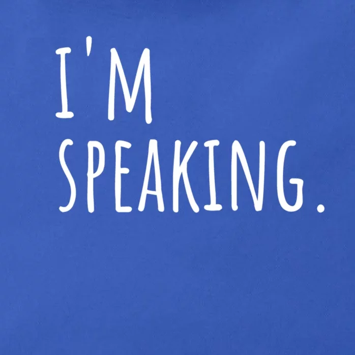 Im Speaking Funny Gift Ns Gift Zip Tote Bag