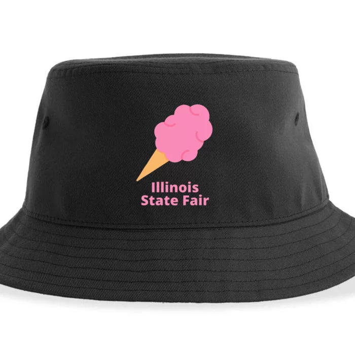 Illinois State Fair Pink Cotton Candy County Fair Sustainable Bucket Hat