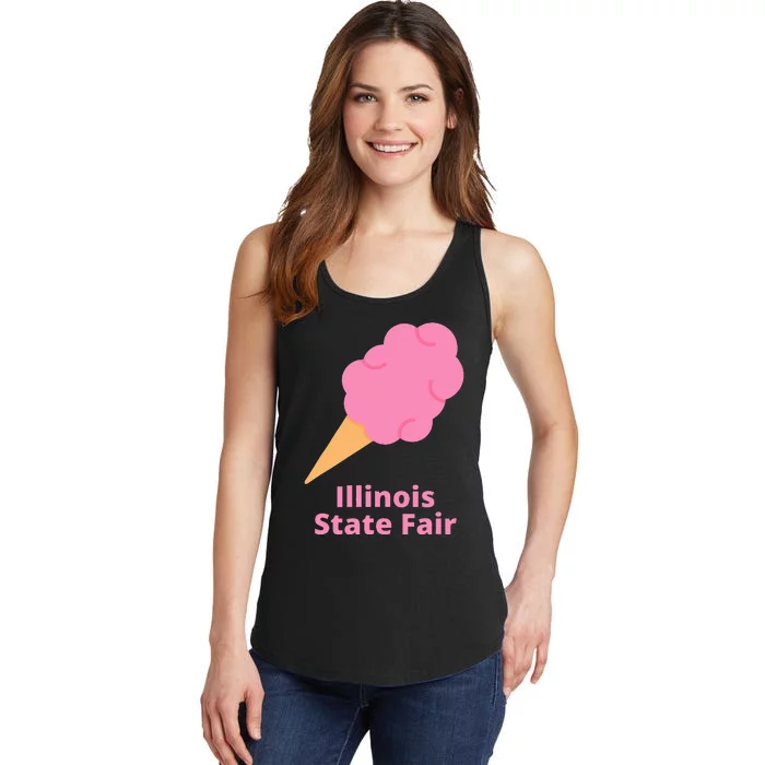 Illinois State Fair Pink Cotton Candy County Fair Ladies Essential Tank