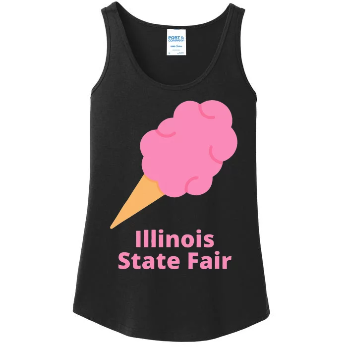 Illinois State Fair Pink Cotton Candy County Fair Ladies Essential Tank