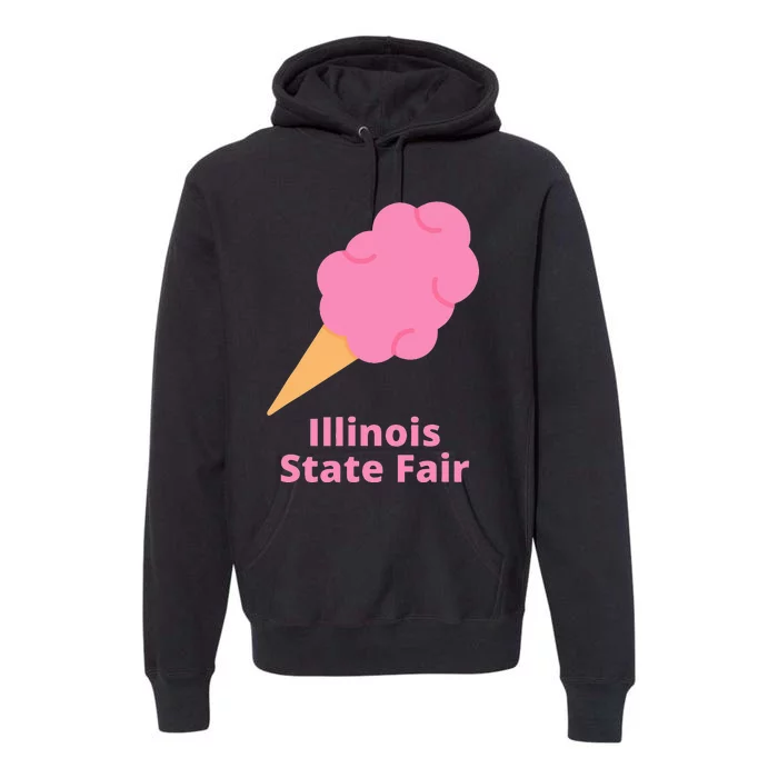 Illinois State Fair Pink Cotton Candy County Fair Premium Hoodie