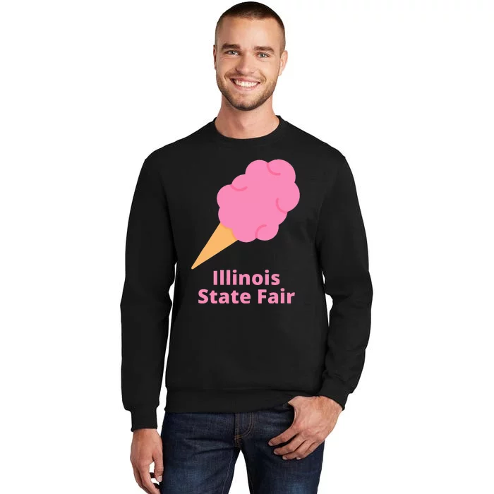 Illinois State Fair Pink Cotton Candy County Fair Tall Sweatshirt