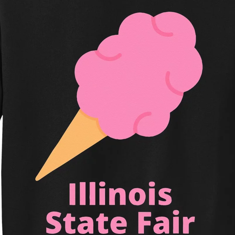 Illinois State Fair Pink Cotton Candy County Fair Tall Sweatshirt