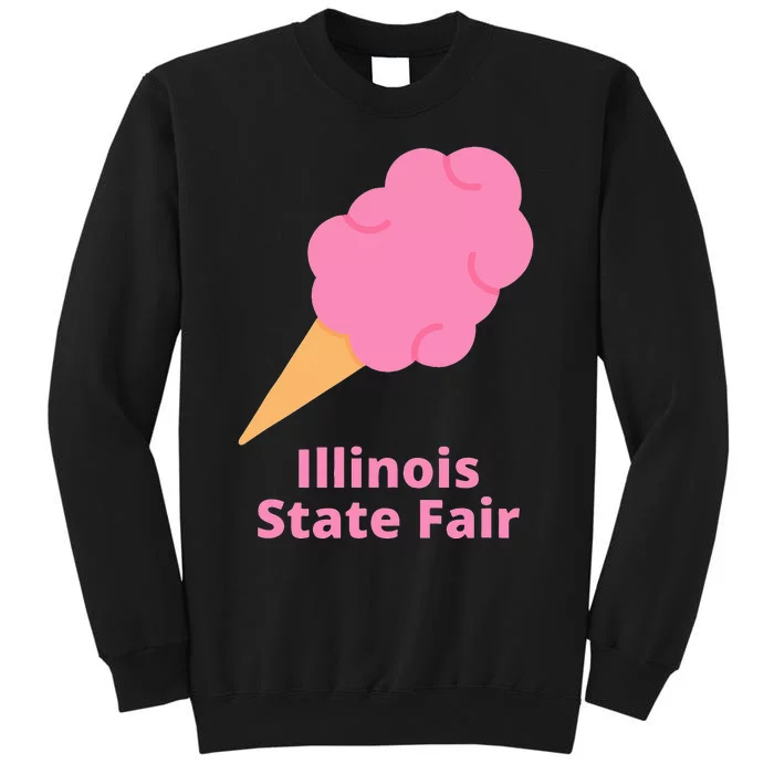 Illinois State Fair Pink Cotton Candy County Fair Tall Sweatshirt