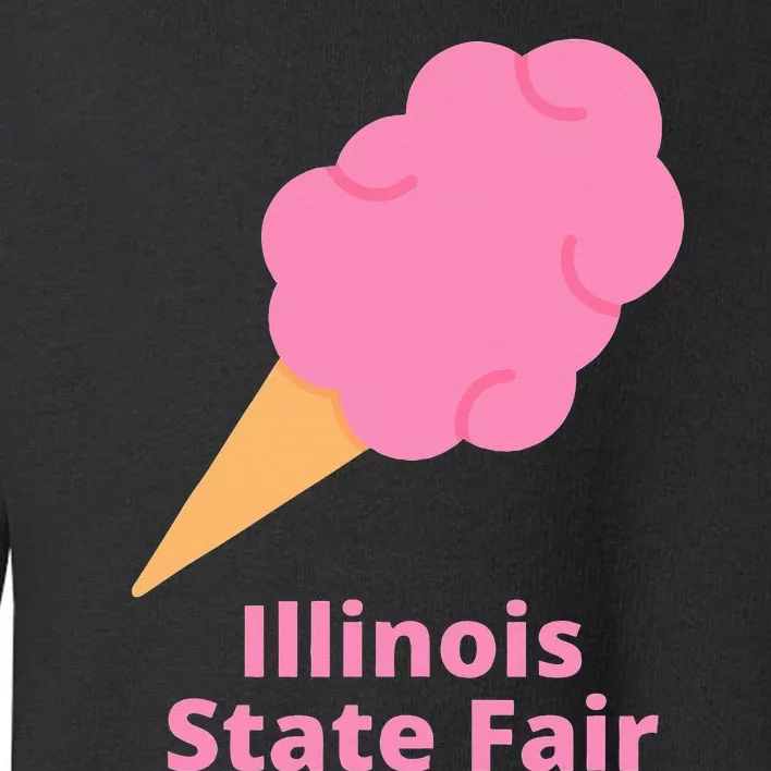 Illinois State Fair Pink Cotton Candy County Fair Toddler Sweatshirt