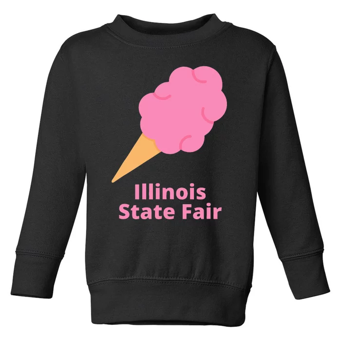 Illinois State Fair Pink Cotton Candy County Fair Toddler Sweatshirt