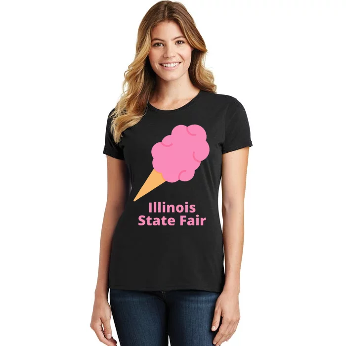 Illinois State Fair Pink Cotton Candy County Fair Women's T-Shirt