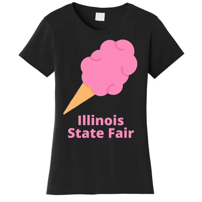 Illinois State Fair Pink Cotton Candy County Fair Women's T-Shirt