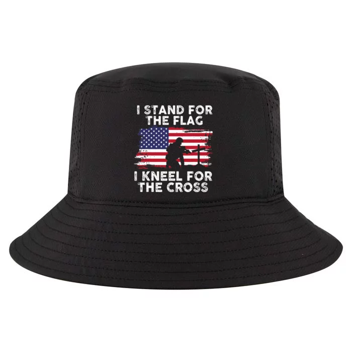 I Stand For The Flag Memorial Day Never Forget Veteran Cool Comfort Performance Bucket Hat