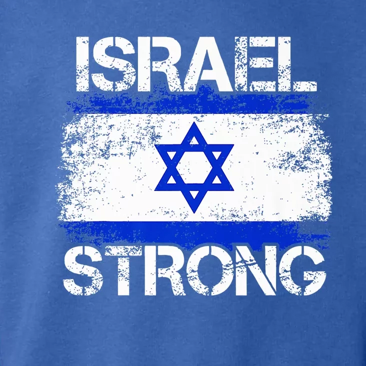 Israel Strong Flag Support I Stand With Israel Toddler Hoodie