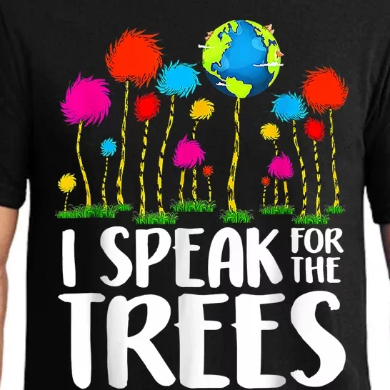 I Speak For Trees Earth Day Save Earth Inspiration Hippie Pajama Set