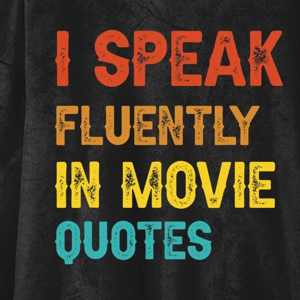 I Speak Fluently In Movie Quotes Funny Essential Hooded Wearable Blanket