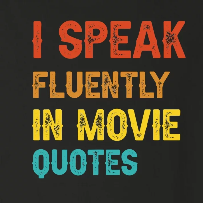 I Speak Fluently In Movie Quotes Funny Essential Toddler Long Sleeve Shirt