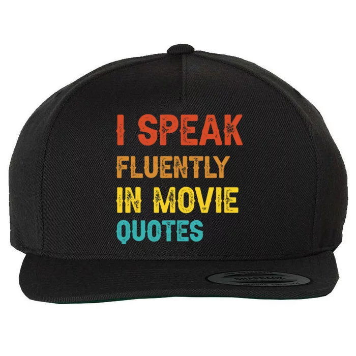 I Speak Fluently In Movie Quotes Funny Essential Wool Snapback Cap