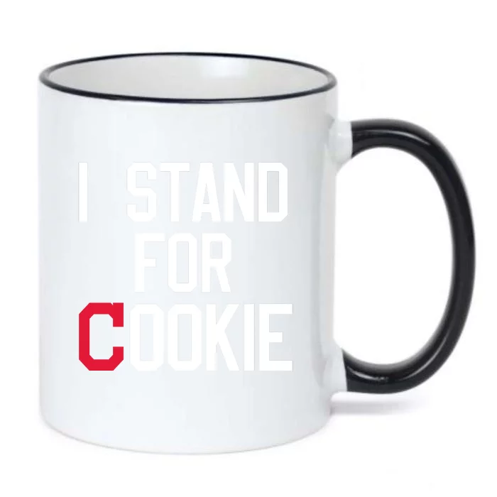 I Stand For Cookie Carlos Carrasco Indians Black Color Changing Mug